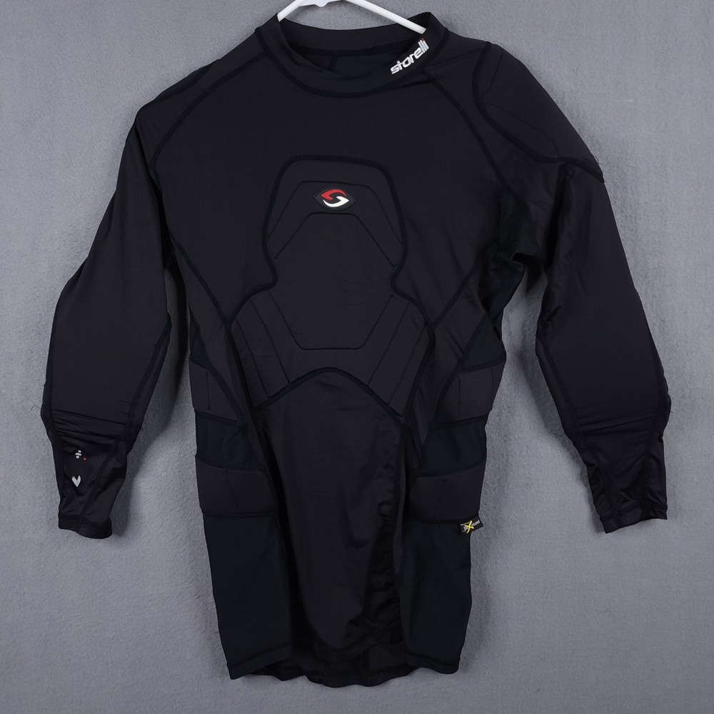 Storelli BodyShield Goalkeeper Padded Undershirt Mens Medium Black Soccer Impact